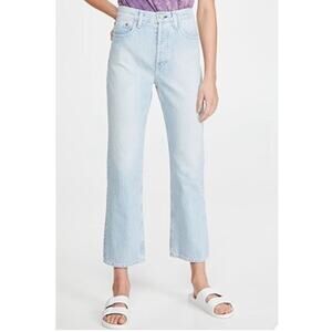 TRAVE Gia Crop Straight Leg Jeans in Helpless High Rise Size 30 *EUC